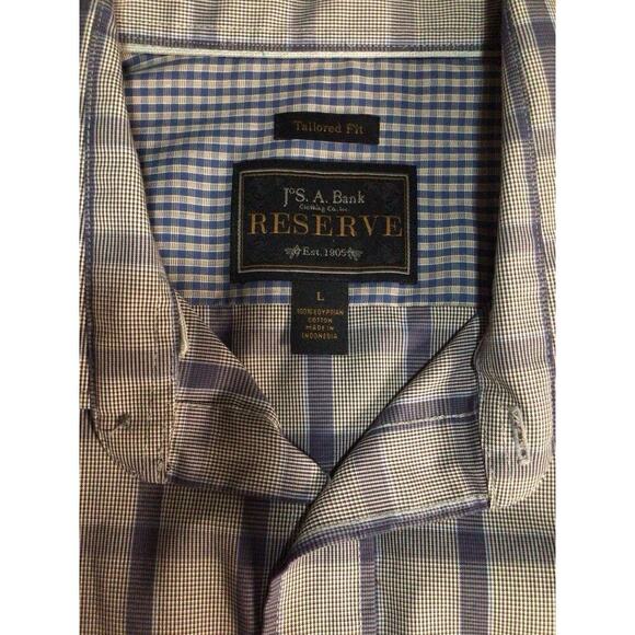 Lot Of 3 Jos A Bank Tailored Fit Shirts Mens Size Large Long Sleeve - Picture 8 of 14